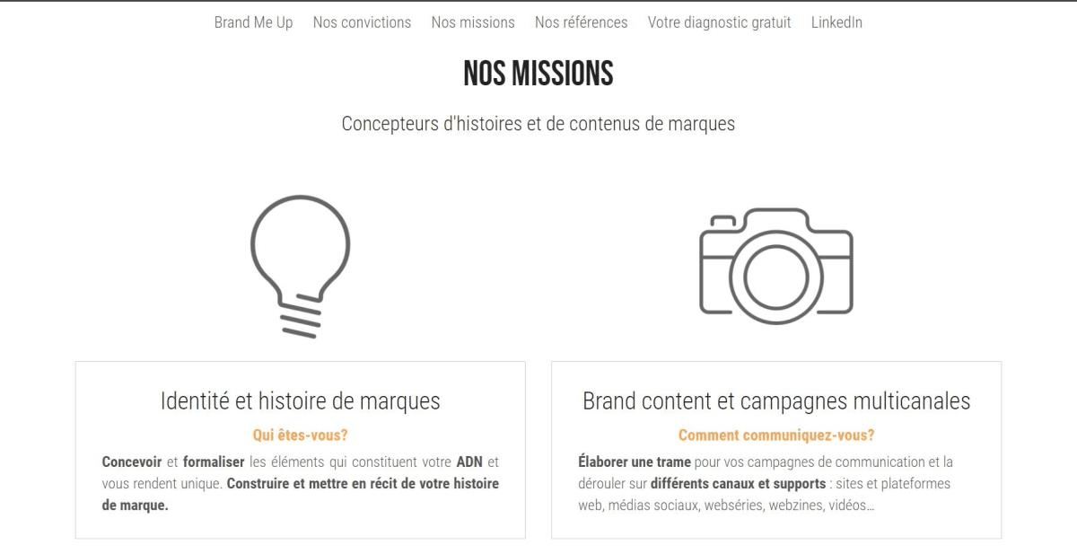 null Brand Me Up Strikingly